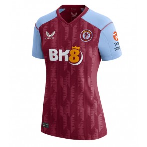 Aston Villa Hemmatröja Kvinnor 2023-24 Kortärmad